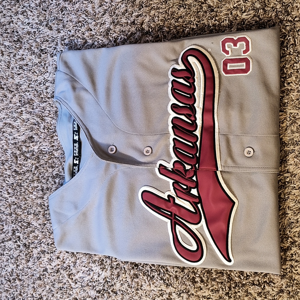 Vintage Arkansas Baseball  Jersey From 2003